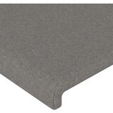  Uzglavlje tamnosivo 90x5x118/128 cm od tkanine | shoptok.hr