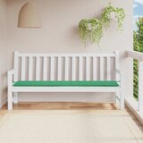  Jastuk za vrtnu klupu zeleni 200 x 50 x 3 cm od tkanine Oxford | shoptok.hr