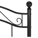  Okvir za krevet crni metalni 100 x 200 cm | shoptok.hr