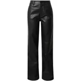 Calvin Klein Jeans Hlače 'FAUX' črna