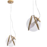 Toolight viseća svjetiljka APP1089-1CP zlatna transparent | shoptok.hr