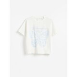 Reserved Ležerni t-shirt s printom - krem | shoptok.hr