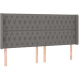  Box spring postelja z vzmetnico LED temno siva 180x200 cm blago, (20761181) | Shoptok.si