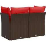  | Vrtni kauč | s jastukom Smeđa 124 x 62 x 69 cm poliratan | Shoptok.si