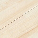 vidaXL Jedilna miza bela in rjava 106 cm iz trdnega kavčukovca | Shoptok.si