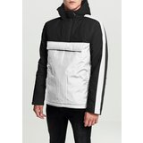 UC Men 3-Tone Padded Hooded Jacket WHT/BLK/BLK Cene