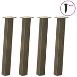  Noge za konzolni stol 4 kom. Prirodni čelik 72 cm Čelik | shoptok.hr