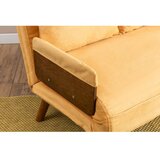 Atelier Del Sofa Dvosed na razvlačenje Cosmo, 190x120x82 cm, Žuti | Eponuda.ba