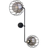  Zidna svetiljka SOLO BLACK 2xE27/60W/230V crna/zlatna | Eponuda.com