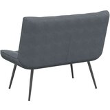 vidaXL Klupa tamnosiva 110x74x84 cm baršunasta | shoptok.hr