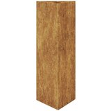 vidaXL Vrtna sadilica trokutasta 30x26x75 cm od čelika COR-TEN | shoptok.hr