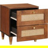 vidaXL Noćni ormarići s ladicama 2 pcs 40 x 33.5 x 46 cm | shoptok.hr