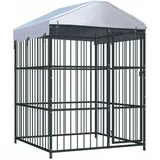 Vanjski kavez za pse s krovom 150 x 150 x 210 cm