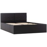  Hidraulični okvir za krevet od umjetne kože crni 120 x 200 cm | shoptok.hr
