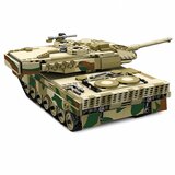 Kockice za slaganje tenka na daljinsko upravljanje Leopard Military - 1100 elemenata | Shoptok.si