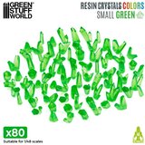 Green Stuff World Green Resin Crystals Small | Zelene smolaste kristale male 6–10mm (80 kom) | Eponuda.com