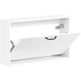  Ormar za cipele na zidu HAARLEM 71 x 17 x 43 cm - Bijela visokog sjaja | shoptok.hr