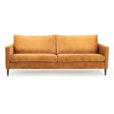 Scandic žuta sofa s baršunastom površinom Adagio, širine 220 cm