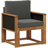  Srednja sofa za van Čvrsto drvo akacije Prirodna | shoptok.hr