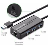 Ugreen USB 3.0 hub sa 3x USB A i RJ45 - kutija | shoptok.hr