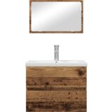 vidaXL Komplet pohištva za kopalnico 3 pcs Stari les 60 x 38.5 x 45 cm | Shoptok.si