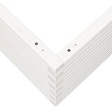  Vrtna sadilica bijela 80x80x45,5 cm od masivne borovine | Eponuda.com