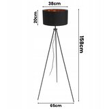  Stojeća lampa 1xE27/40W/230V crna | Eponuda.com