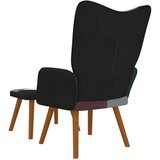  Stolica za opuštanje s osloncem za noge patchwork od tkanine | shoptok.hr
