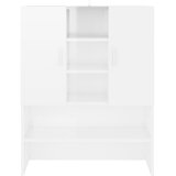 Ormarić za perilicu rublja visoki sjaj bijeli 70,5x25,5x90 cm | shoptok.hr