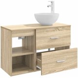  Set namještaja za kupaonicu 2 pcs Hrast sonoma | Eponuda.ba