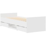  Okvir kreveta s uzglavljem i podnožjem bijeli 75 x 190 cm | Eponuda.ba