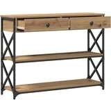  Konsolna miza Artisan Oreh 100x28x75 cm Iverna plošča in Jeklo, (22008822) | Shoptok.si
