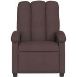  Masažni naslanjač temno rjavo blago, (20922607) | Shoptok.si