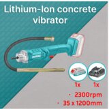 Total Akumulatorski betonski vibrator 2300rpm/20V/2.0Ah-7.5Ah/P20S (SET Baterija 1x2Ah, Punjač) (TCVLI2023011) | shoptok.hr