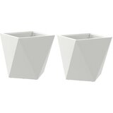  Sadilica 2 pcs Bijelo 30 x 30 x 30 cm Čelik | Eponuda.com