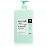 Suavinex Foam Cleansing Gel & Shampoo penast šampon za otroke od rojstva Baby Cologne 750 ml Cene