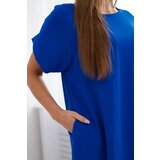 Kesi Włoski Dress with pockets cornflower blue | shoptok.hr