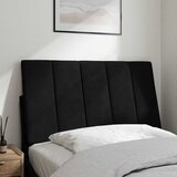  Jastuk za uzglavlje Hanko crni 80 cm baršunasti | shoptok.hr
