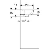 Geberit LAVABO ZIDNI SELNOVA 360X290 GEBERIT 500.320.01.7 | ePonuda.com