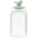 Madame coco Staklena tegla sa poklopcem Bird, 1300 ml, Providna Cene