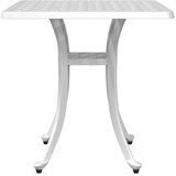 vidaXL vrtni stol bijeli 53 x 53 x 53 cm od lijevanog aluminija | shoptok.hr