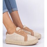 Gemre Brown women's lace-up espadrilles Malsi | shoptok.hr
