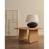 Kave Home Črno-bela namizna svetilka s tekstilnim senčilom (višina 35 cm) Nessi – | Shoptok.si