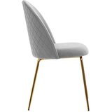 MID.YOU STOL, tekstil siva | Shoptok.si