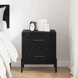 vidaXL Noćni ormar Crni hrast 40 x 35 x 47.5 cm Konstruirano drvo Cijene