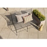 Hübsch Crna metalna vrtna klupa String – | shoptok.hr