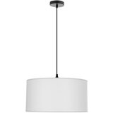 Candellux Lighting Bijela viseća svjetiljka s tekstilnim sjenilom ø 40 cm Shanti – u