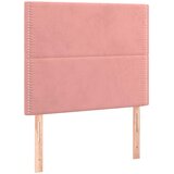 Box spring krevet s madracem ružičasti 90x200 cm baršunasti | shoptok.hr