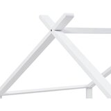  Okvir za dječji krevet od masivne borovine bijeli 90 x 200 cm | shoptok.hr