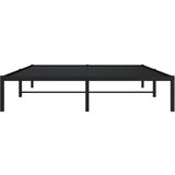 Metalni Kovinski posteljni okvir črn 150x200 cm | Shoptok.si
